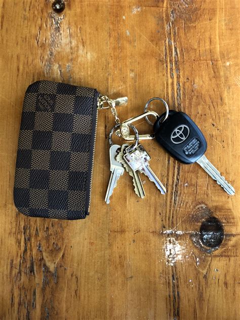 car key case lv|louis vuitton keychain wallet.